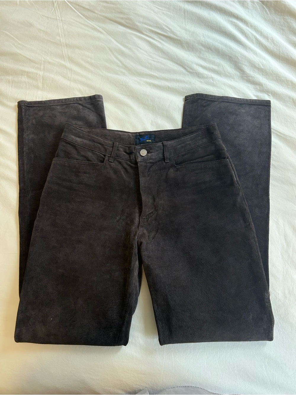 Women’s Brown Suede Pants 100% Leather